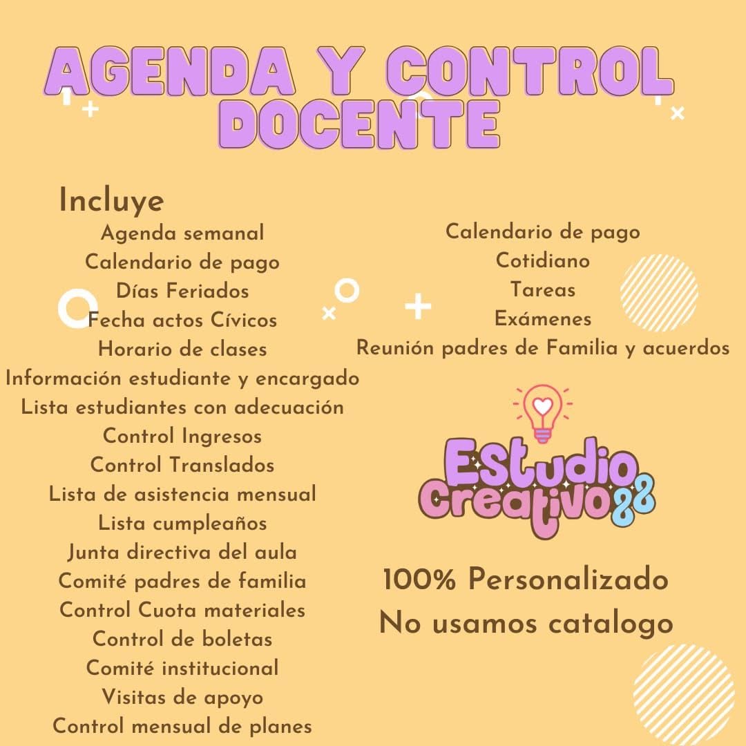 Agenda y Control Docente